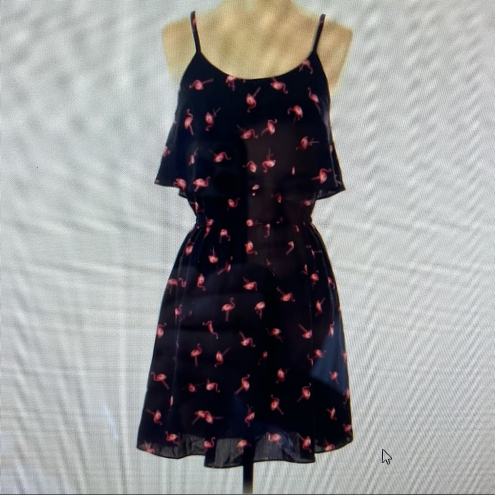 Elle Ladies Flamingo Dress with Adjustable Straps
